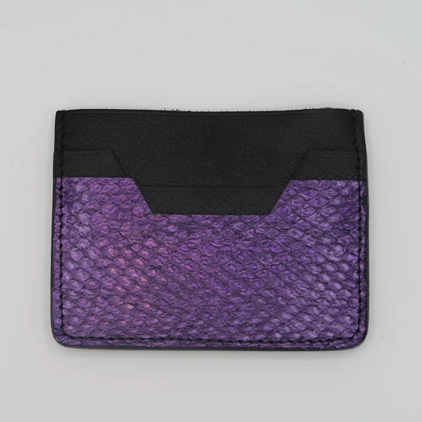 Le PORTE-CARTES violet métallisé