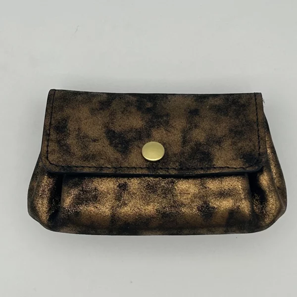 Porte-monnaie L'ESSENTIEL noir doré