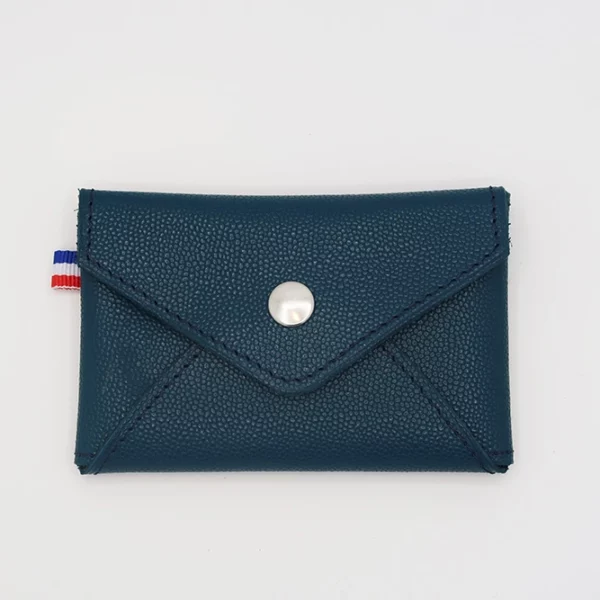 Porte-monnaie Le MINIMALISTE bleu canard