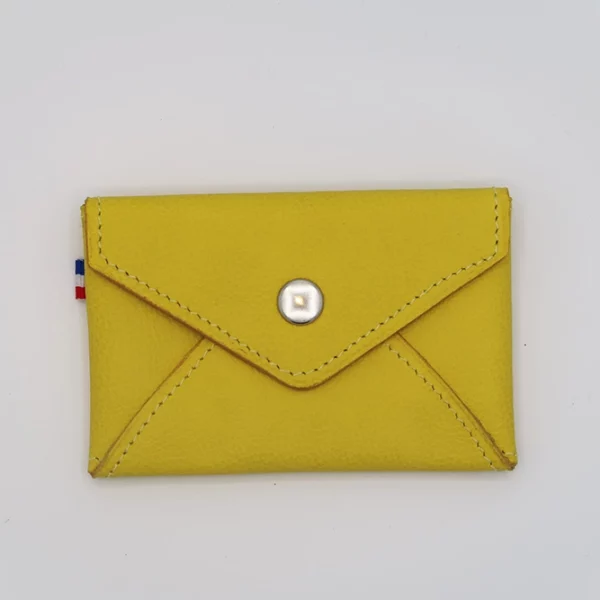 Porte-monnaie Le MINIMALISTE jaune poussin