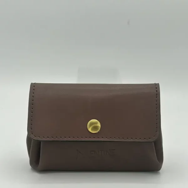 Porte-monnaie L'ESSENTIEL marron chocolat
